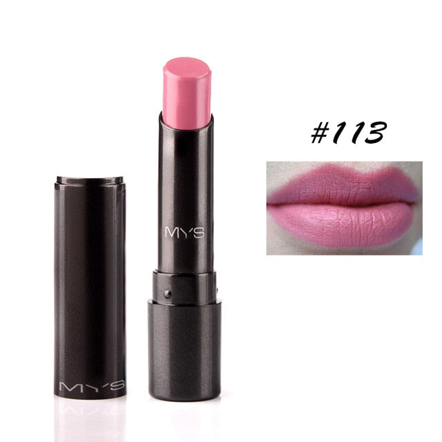 MYS Brand Beauty Matte Lipstick Long Lasting Tint Lips Cosmetics Lipgloss Maquiagem Makeup Red Batom - V.I.P Digital Presence