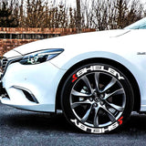 Car tire stickers tire letter stickers English letter 3D stickers - V.I.P Digital Presence