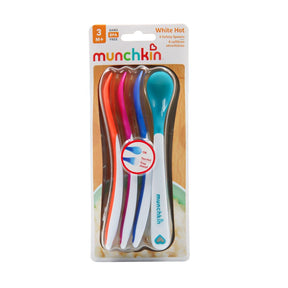 4 temperature sensitive and color changing spoons for babies, full of fun and healthy baby food supplements, soft headed spoons - V.I.P Digital Presence
