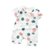 Cotton Newborn Baby Cartoon Short Sleeve Knitted Romper Boy Girl Summer Clothes Bebe Thin Pajamas One Pieces Bodysuit 0-24M - V.I.P Digital Presence