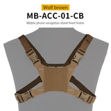 Soporte de navegación para teléfono móvil con marco fijo, apto únicamente para MB-03, diseño portátil, ligero y portátil.