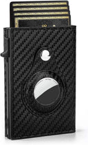 Airtag metal card holder genuine leather and aluminum alloy card holder - V.I.P Digital Presence