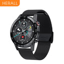 Reloj inteligente HERALL 2020 con ECG para hombre, IP68, resistente al agua, monitor de presión arterial, compatible con Android, Apple y Xiaomi. 