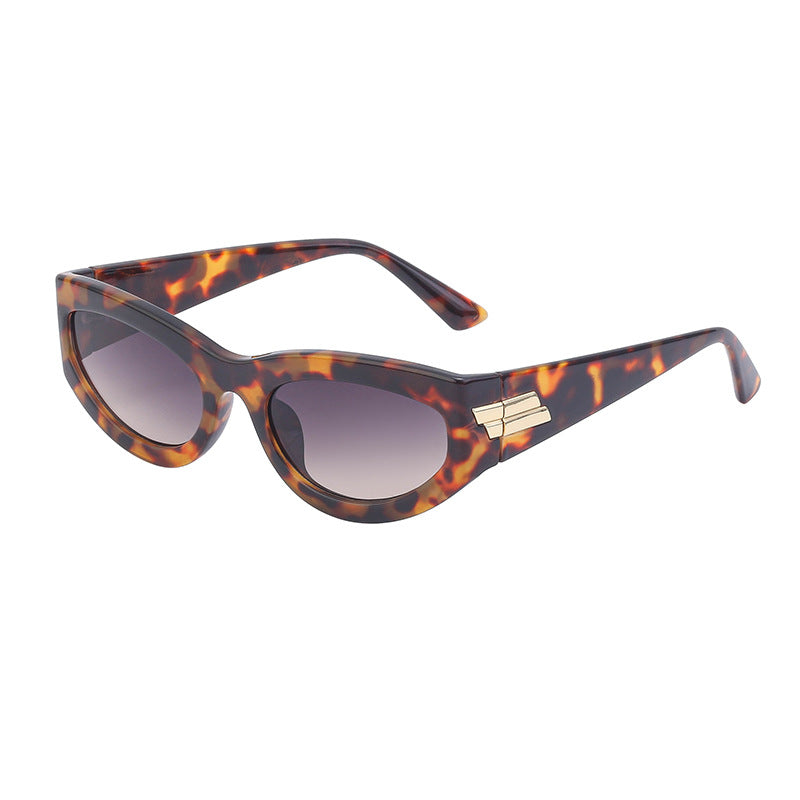Gafas de sol con personalidad estilo punk, pequeñas y elegantes, para hombre y mujer.