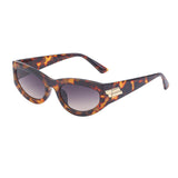 Gafas de sol con personalidad estilo punk, pequeñas y elegantes, para hombre y mujer.