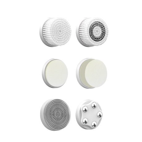 6-In-1 Hot And Cold Facial Cleanser Display Cleansing Brush Ultrasonic Facial Cleanser Pore Cleaning Silicone Beauty Instrument - V.I.P Digital Presence