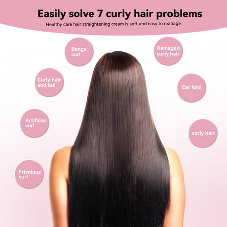 Hair Straightening Cream, Hair Care Smooth Smooth Smooth Hair Care Cream - V.I.P Digital Presence