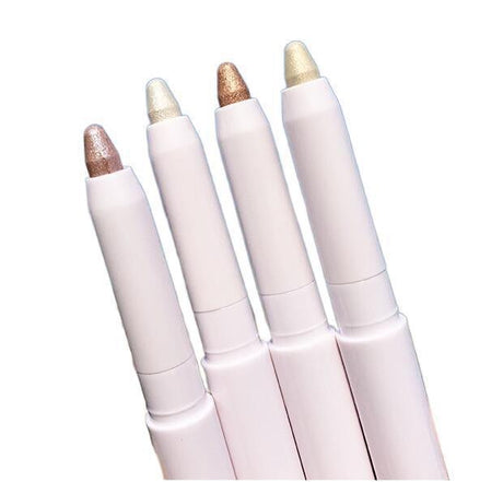 1Pcs  Diamond Glitter Eyeshadow Liner Pencil Face Makeup Highlighter Long lasting Matte Pink Silkworm Champagne Gold Eyeliner Pen - V.I.P Digital Presence