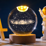 Starry Sky 3D Micro Landscape Crystal Ball Home Desktop Creative Interior Carving White Crystal Ball Ornament Craft Gift product - V.I.P Digital Presence