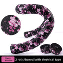 Npy EVA PU Road Bike Handlebar Tape, Anti - Slip & Shock - Absorbing, Sakura Design, with End Plugs - V.I.P Digital Presence