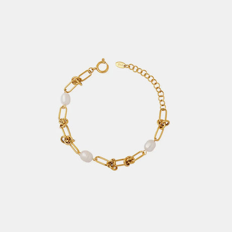 Freshwater Pearl Titanium Steel Bracelet - V.I.P Digital Presence