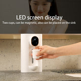 Household Bathroom Mouthwash Cups Wall Mounted Mouth Wash Machine Black Mouthwash Dispenser - V.I.P Digital Presence
