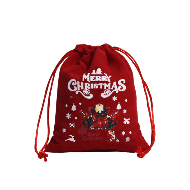 Christmas Gift Velvet/linen Drawstring Bags Bracelet Jewelry Candy Packaging Bags - V.I.P Digital Presence