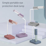 New LED Simple Eye Protection Desk Lamp USB Rechargeable Infinitely Variable Light Student Reading Desktop Small Desk Lamp - V.I.P Digital Presence