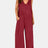 V-Neck Wide Strap Jumpsuit - V.I.P Digital Presence