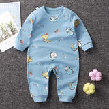 2024 Spring Autumn 0-2 Years Old Baby Romper Baby Jumpsuit Boys Girls Long-sleeved Trousers Newborn Romper Climbing Clothes - V.I.P Digital Presence