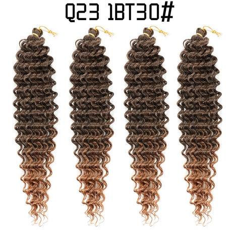 African crochet hair wig Deep Wave hair Latin American curly braided hair fluffy - V.I.P Digital Presence