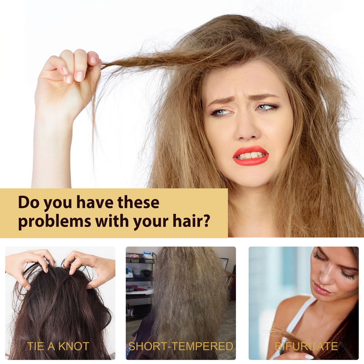 Maca Essence Repair Collagen, Repair Damaged Hair Reduces Split Ends Deep Clean Smooth And Shiny - V.I.P Digital Presence