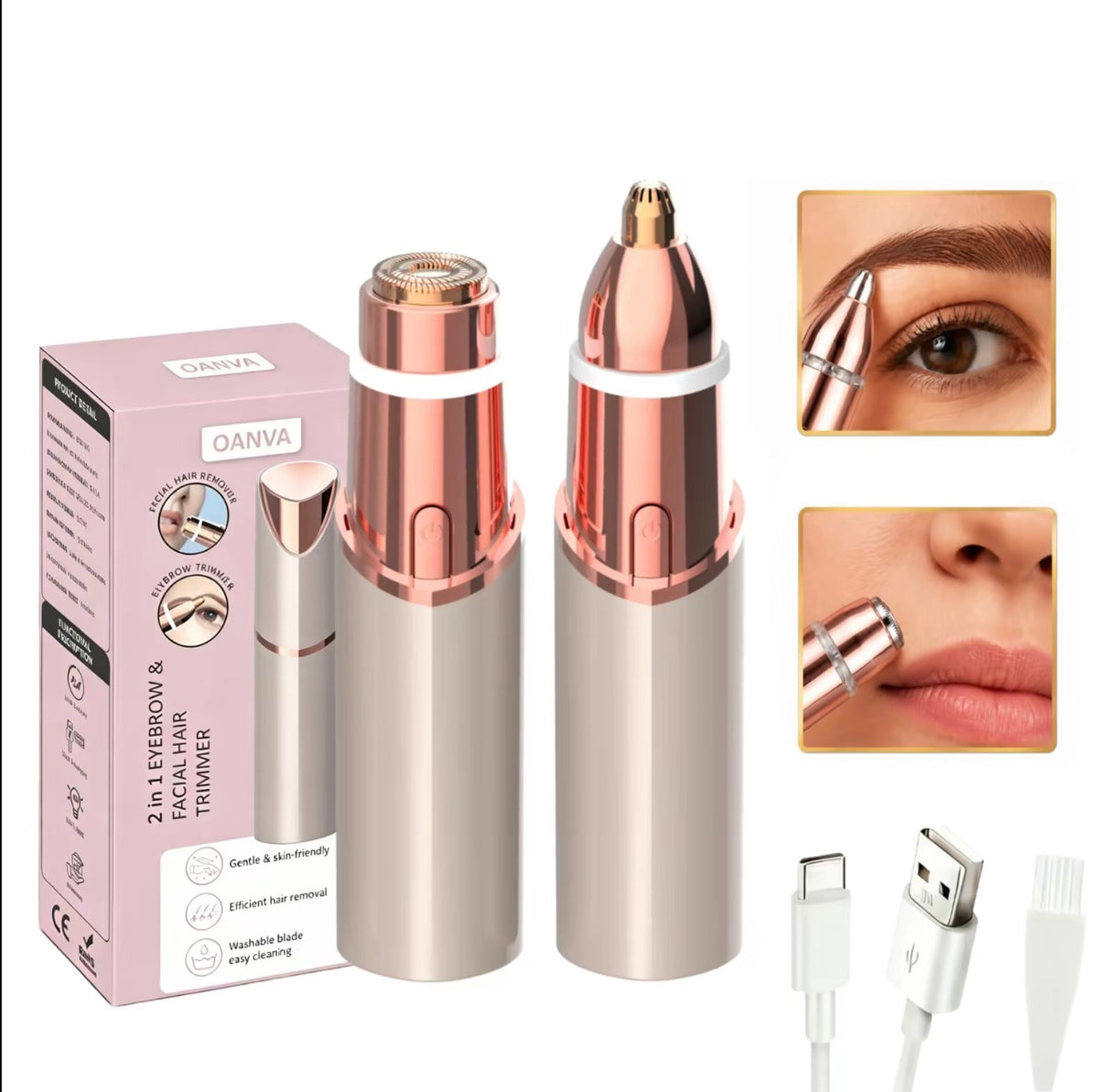 GlowTrim Facial Trimmer