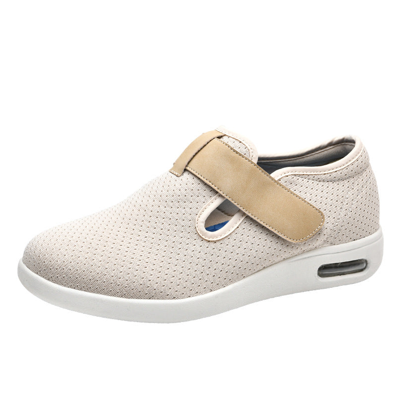 Summer and autumn styles with added fat and widened elderly shoes healthy walking and casual shoes for women easy to put on and take off adjustable shoes - V.I.P Digital Presence