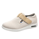 Summer and autumn styles with added fat and widened elderly shoes healthy walking and casual shoes for women easy to put on and take off adjustable shoes - V.I.P Digital Presence
