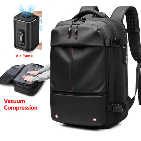 Air Tight Bags Valve Vacuum Compression Backpack system Expandable waterproof bagpack back pack travel laptop bag backpacks - V.I.P Digital Presence