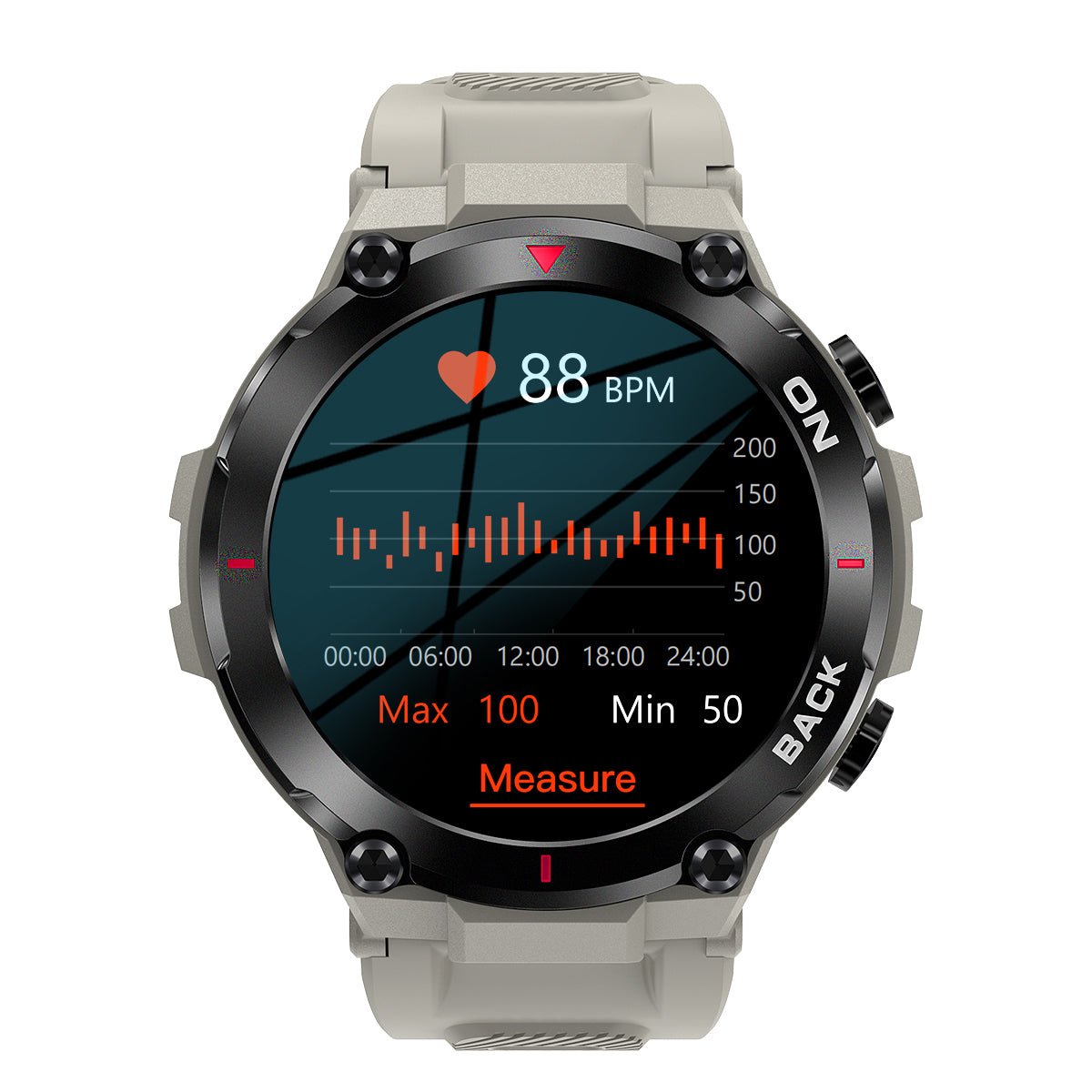 K37 smart watch GPS positioning exercise health heart rate monitoring female physiological cycle reminder - V.I.P Digital Presence