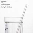 Eco-Friendly High Borosilicate Glass Straw Durable Heat-Resistant Starbucks Kids Straw 27cm Customized - V.I.P Digital Presence