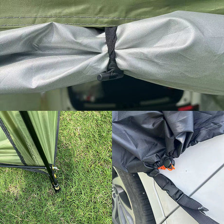 Outdoor car - trunk rear tent with canopy, sun - resistant camping equipment - V.I.P Digital Presence