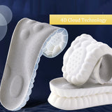 4D massage sports insole with a feeling of stepping on feces, PU fully padded air cloud insole - V.I.P Digital Presence
