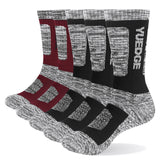 5 Pairs Of Men's Comfortable Breathable Pure Cotton Socks With Thickened Terry Bottom For Cycling Hiking Skiing Outdoor Sports Socks - V.I.P Digital Presence