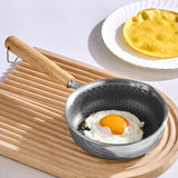 Stainless steel flat bottomed frying pan, non stick pan, deepening multifunctional mini frying pan for steak and eggs, small fry - V.I.P Digital Presence