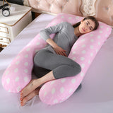 Almohada de embarazo, ropa de cama, almohada de cuerpo entero para embarazadas, cómoda almohada en forma de U, almohadas largas de apoyo para dormir de lado