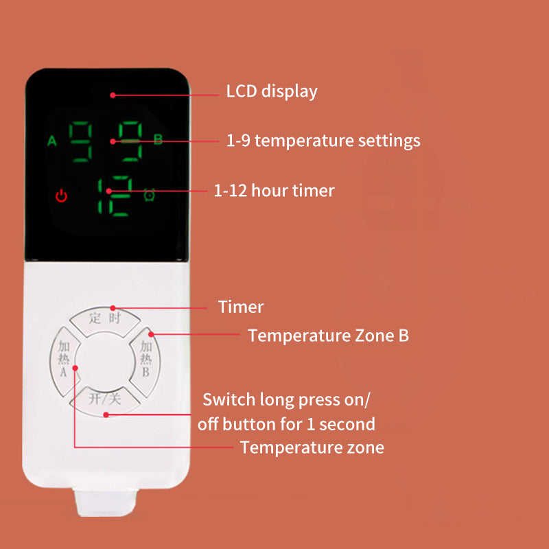 Intelligent Temperature-Controlled Facecloth Electric Heating Blanket - V.I.P Digital Presence