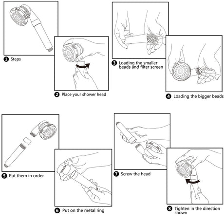 Shower Energy Ball Negative Ion Replacement Negative Ion Mineral Ball - V.I.P Digital Presence
