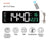 Wall Clock Digital Large LED Wall Mounted Remote Remote Control Date Week Temperature Clock Dual Alarms Gym Big Wall Clock - V.I.P Digital Presence