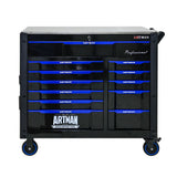12-Layer Drawer Multi-Purpose Tool Car, With Wheels, Iron Top - V.I.P Digital Presence