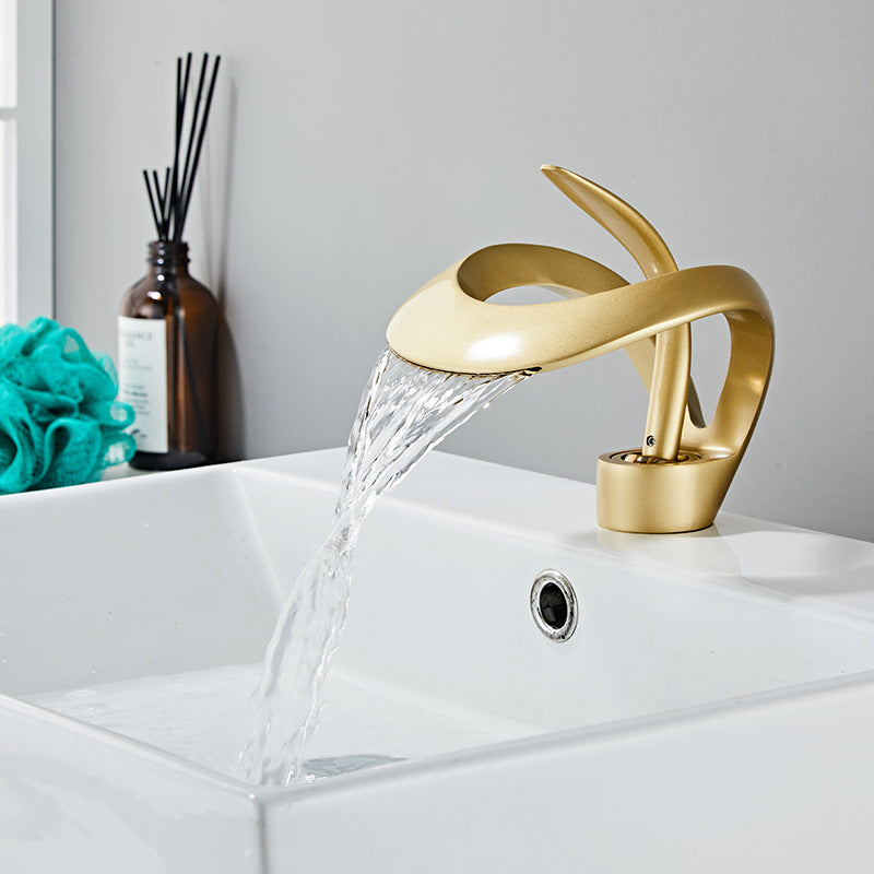 Creative basin waterfall faucet basin faucet basin faucet hot and cold table basin faucet - V.I.P Digital Presence