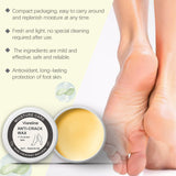 Cera para el cuidado de los pies: exfolia, previene la sequedad, hidrata y deja la piel de los pies suave y tierna.
