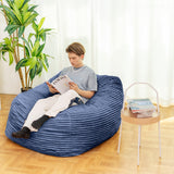 Faux Fur Classic Bean Bag blue - V.I.P Digital Presence