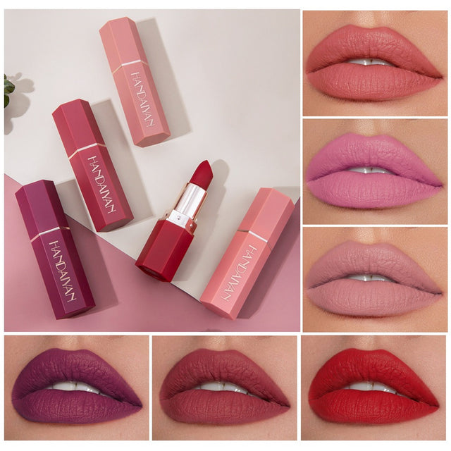 HANDAIYAN Han Daiyan Amazon Hot 6 Color Matte Moisturizing Lipstick lipstick - V.I.P Digital Presence