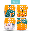 Happy Flute Cloth Diapers for Children Adjustable Wet/Dry Bag Waterproof Babies Diapers Ecological Backpack Reusable 4 pcs/set - V.I.P Digital Presence
