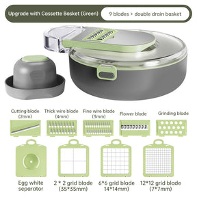 Multifunctional vegetable cutter household kitchen wiper shredder potato shredder radish shredder grater vegetable cutter - V.I.P Digital Presence