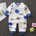 2024 Spring Autumn 0-2 Years Old Baby Romper Baby Jumpsuit Boys Girls Long-sleeved Trousers Newborn Romper Climbing Clothes - V.I.P Digital Presence