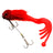 Palisandro Baby Rat Swimbait Bucktail - Muskie/Pike Lure, Hand - tied Deer Hair, Solid Body Fishing Rig - V.I.P Digital Presence