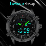 Lige Men's Dual Display Watch Multi-Function Chronograph Sports Waterproof Watch - V.I.P Digital Presence