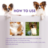 Pet Skin Relief Spray, Relieves Dog And Cat Skin Itchiness Eliminates Mites Cleaning Care Spray - V.I.P Digital Presence