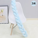 1Pcs 1M/2M/3M Baby Handmade Nodic Knot Newborn Bed Bumper Long Knotted Braid Pillow Baby Bed Bumper Knot Crib Infant Room Decor - V.I.P Digital Presence