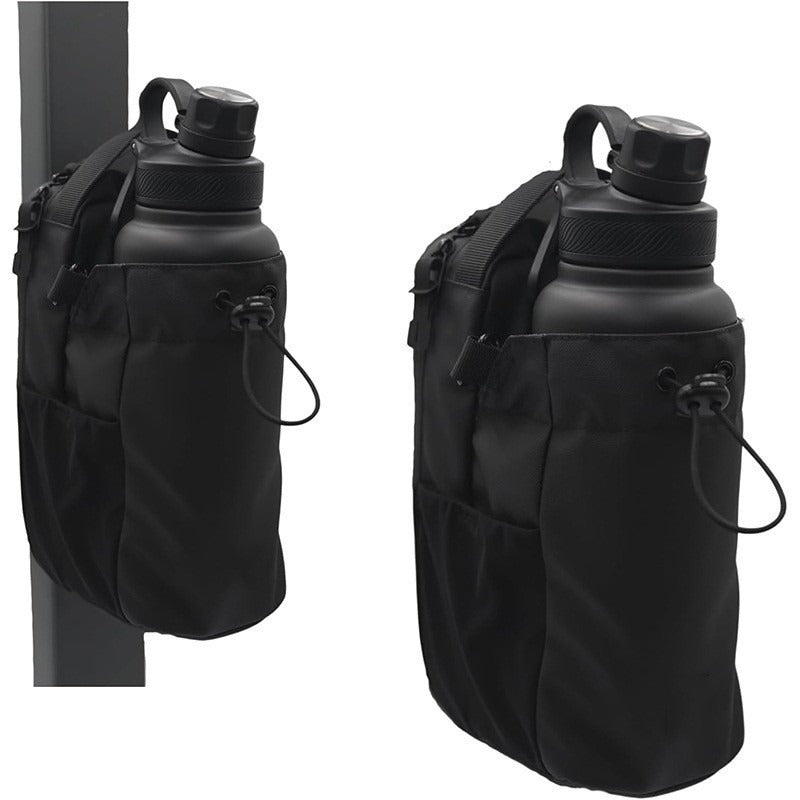Fitness magnetic water bottle bag with magnet large capacity gym specific water cup bag portable crossbody bag - V.I.P Digital Presence