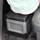 Portable folding camping toilet: adult/child use, self-contained, with lid and seat. - V.I.P Digital Presence